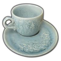 ราคา ชุดกาแฟพริ้ว,สีผลึกเขียว,ถ้วยกาแฟ,ถ้วยเซรามิค,แก้วชา,ลายไทย,ชุดกาแฟพร้อมจานรอง,ถ้วยเซรามิค,แก้วพร้อมจาน (4760836773)