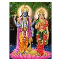 ราคา PINN SHOP ชุดปักครอสติช : พระนารายณ์กับพระลักษมี [CX-EV-461] (28444007256)