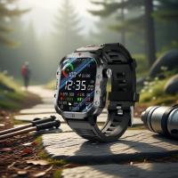 ราคา สมาร์ทวอทช์กันน้ําสําหรับทหารผู้ชาย พร้อม GPS ไฟฉาย และโทรผ่านบลูทูธ (48456481151)