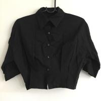 ราคา เสื้อครอป สีดำ (1614133336)