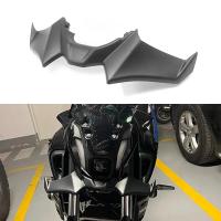 ราคา Fit for YAMAHA MT-07 SP 2021-24 Motorcycle Accessories Black Naked Front Downforce Spoiler Winglet (50802514090)