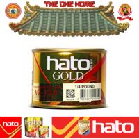 ราคา HATO สีทองน้ำมัน ยุโรป AG-123 (1/4ปอน/0.1L) # ออก..ใบเสร็จ-ใบกำกับภาษี..ได้ครับ.. (26005313537)
