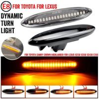 ราคา 1Pair Led Dynamic Side Marker Turn Signal Light For Lexus IS250 IS350 SC430 Toyota MARK X REIZ CROW (45805673191)