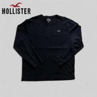 ราคา เสื้อยืดแขนยาว Hollister สีดำ อก 46 มือสอง สภาพใหม่ สีดำสนิท ไม่มีตำหนิ (40865690211)