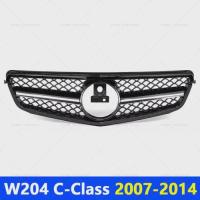 ราคา for 2007-2014 W204 C-Class Mercedes Benz C180 C200 C250 C300 C43 AMG GT Front Bumper Grille Hood Gr (49055799296)