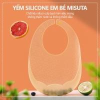 ราคา Misuta ผ้ากันเปื้อนเด็กซิลิโคน Super Thin Super Soft Bibs DD326 (53506090501)
