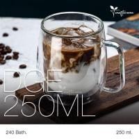 ราคา DGE250ML แก้วสองชั้นหูจับ ทรงสูงขนาด 250 ml (5333045241)