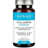 ราคา Hydrolyzed Collagen + ไบโอติน + Q10 กระดูกอ่อนผิว s CD B12 และ Zinc Collagen Complex 60 แคปซูล Nutralie (51908866296)