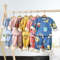 ราคา ชุดนอนเด็กแขนยาวผ้าสำลี (6579252904)
