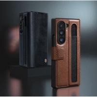 ราคา Bao Da dành cho Samsung Galaxy Z Fold 7 , Z Fold 6, Z Fold 5, Z Fold 4 , Z Fold 3 hiệu Nillkin Aoge Leather Cao Cấp (55952990220)