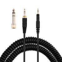 ราคา เปลี่ยนม้วนสาย AUX สําหรับ Audio-Technica ATH-M40x ATH-M50x ATH-M60x ATH-M70x หูฟังอะแดปเตอร์ 1/4 นิ้ว, 4ft ถึง 10ft (40654901963)