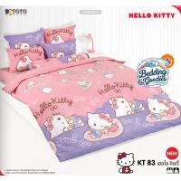 ราคา TOTO ผ้าปูที่นอนลายลิขสิทธิ์(ไม่รวมผ้านวม) 3.5/5/6 ฟุต เฮลโล คิตตี้ KITTY KT83 (26935872997)