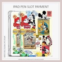 ราคา เคส ลายการ์ตูนมิกกี้เมาส์ พร้อมช่องใส่ปากกา สําหรับ iPad air4 5 mini4 5 6 10.2 gen7 8 9 iPad gen10 2022 pro11 iPad gen5 6 air1 2 air7 gen11 mini7 (23888466415)