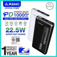 ราคา Asaki Power Bank 22.5W 10000mAh ชาร์จเร็ว มีมอก. รุ่นA-B3568F‼️รับประกัน1ปี‼️ (25882000619)
