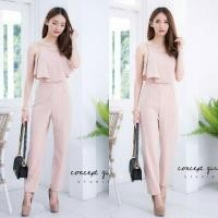 ราคา จั้มสูทสายเดี่ยวระบายอก (1239202844)