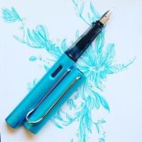 ราคา ของแท้ % Lamy Al-Star Fountain Pen Pacific 2017 Limited Edition (867494930)