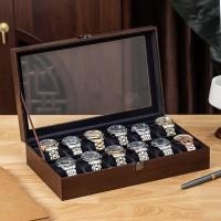 ราคา กล่องนาฬิกา 12 เรือน กล่องใส่นาฬิกา Watch Box ลายไม้วอลนัท (27935518983)