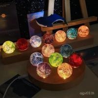 ราคา แฟนตาซีที่มีสีสันแก้วดาวบอลส่องสว่างดาวเคราะห์ดาราศาสตร์ดาวเคราะห์บอลสไตล์มหัศจรรย์ตกแต่งบ้านจักรวาลรุ่นเด็กของขวัญ ออย็กซ์ (49957652226)