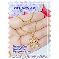 ราคา Original Yaxiya ยี่ห้อ 18K Gold Plated สร้อยคอ YXY-K194-BO Kitty Gold (45401574028)