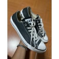 ราคา Converse All Star สีดำ ไซร้ 42/27 มืองสองของแท้ (40952140148)