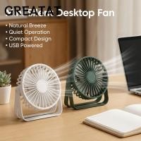 ราคา GREAT พัดลมใช้ปลั๊ก USB, Breez น้ําหนักเบา Mini USB พัดลมตั้งโต๊ะ, อุปกรณ์ฤดูร้อน 360 องศาปรับแบบพกพาพัดลมระบายความร้อนที่เงียบสงบบ้าน/สํานักงาน/เดินทาง (46459431689)