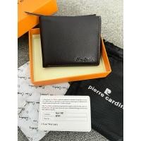 ราคา ของใหม่ กระเป๋าสตางค์ ผู้ชาย ใบสั้น Pierre Cardin ของแท้ สีน้ำตาล (41401132131)