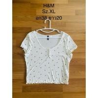 ราคา เสื้อครอป H&M size XL ของแท้ ของใหม่ไม่เคยใส่ ไม่มีตำหนิ (19195201486)