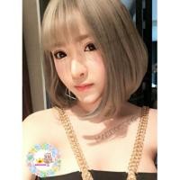 ราคา วิกผมบ๊อบสั้น สีเทาเขียว พริตตี้ฮิตมาก (301196272)