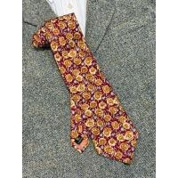 ราคา แบรนด์ PIERRE CARDIN: เนคไทลายดอกไม้ มือสอง สีแดง (necktie) (43673948854)