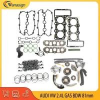 ราคา AUTO Engine Gaskets Rebuilding Overhaul Kit Timing chain Kit Piston kit For AUDI A6 BDW V6 2.4L GAS (40678827788)