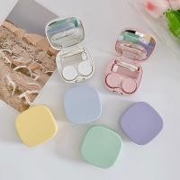 ราคา น่ารักคอนแทคเลนส์กรณีแบบพกพาคู่กล่อง ทําเอง สีสันสดใสนักเรียนกรณีการจัดเก็บเดินทางที่เป็นมิตร (45658206633)