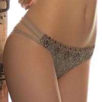 ราคา Annebra กางเกงใน ทรงแฟชั่นสตริง ผ้าลูกไม้ String Fashion Panty รุ่น AU3-810 สีเทา,สีน้ำตาล (5458252760)