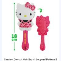 ราคา พร้อมส่ง HELLO KITTY - Sanrio - Die-cut Hair Brush Leopard Pattern แปรงหวีผมคิตตี้ (27390941585)