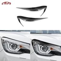 ราคา Front Headlight Eyebrow Foglamp Eyelid Trim Sticker for Toyota 2012-2017 Subaru XV 2012-2017 Carbon (54302462760)