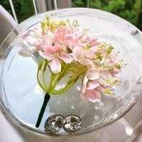 ราคา [พร้อมส่งทันที] ปิ่นปักผม ปิ่นดอกแก้ว ดอกไม้ประดับผม ติดผมนางรำ (29208585818)