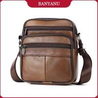 ราคา ❤ BANYANU วินเทจผู้ชายวัวหนังเดินทางกระเป๋าซิปกระเป๋าสะพายเล็ก 2025 ของขวัญวันเกิด (27242658454)