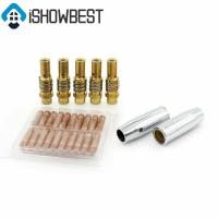 ราคา Mig Contact Tip วัสดุสิ้นเปลือง 16PC MIG เชื่อม MB15 15AK Contact Tip 0.8/1.0/1.2 มม. (28538046648)