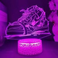 ราคา รองเท้าผ้าใบ USB LED ไฟกลางคืนสําหรับเพื่อน Otaku Lava Club แฟนของขวัญ (51857415283)