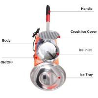 ราคา เครื่องทำน้ำแข็งไส เครื่องไสน้ำแข็ง 300w Ice Crusher (สีส้ม) (22249199602)