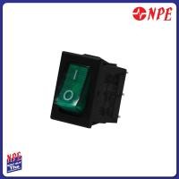 ราคา NPE RS601B-101A011G18B-3A สวิทซ์กด ON-OFF 3ขา แบบมีไฟสีเขียว (42304642370)