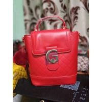 ราคา กระเป๋าถือทรงถังสีแดง (3460827504)