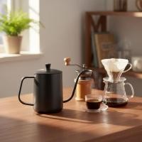 ราคา พร้อมฝาปิด Pour-over Coffee Kettle น้ําไหลที่แม่นยํา Pour Over Coffee Kettle ทําความสะอาดง่ายสําหรับสํานักงาน (52207764610)
