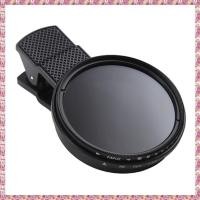 ราคา [VCPR] ความหนาแน่นที่ปรับได้ 52MM Clip-on ND 2-400 Filter อุปกรณ์เสริมเลนส์โพลาไรเซอร์โทรศัพท์สากล (46704911409)