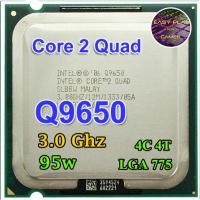 ราคา ⚡️CPU Core 2 Quad Q9650 3.0Ghz / 4คอ 4เทรด / 95W LGA775 ฟรีซิลิโคลน1ซอง Q 9650 (23551643411)