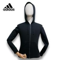 ราคา Adidas เสื้อคลุม เสื้อกันหนาว มีฮู้ด ผ้านิ่ม ใส่สบาย (สีดำ) รหัสสินค้า AWH-6 (29217500376)