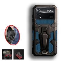ราคา Xiaomi Poco X4 Pro 5G Heavy Duty ทหารเกรดหัวเข็มขัด Hard Protection Shock Proof Grip ทนทาน Dual Layer เคสโทรศัพท์ฝาหลัง (56809026309)