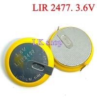 ราคา Battery cell LIR2477 3.6 v Li-Ion coin แบตเตอรี่ชาร์จ แทนที่ CR2477 (24260610232)