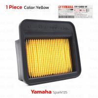 ราคา กรองอากาศ รถมอเตอร์ไซค์ ไส้กรองอากาศ ของแท้ 1 ชิ้น สีเหลือง สำหรับ Yamaha Spark135 135cc (28627642058)
