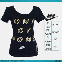 ราคา USED Nike - Black One of None T-Shirt | เสื้อยืดสีดำ สีทอง ลายกราฟิก ลายตัวหนังสือ แขนสั้น คอกลม แท้ มือสอง (20993664110)