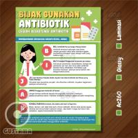 ราคา Wise Poster ใช้ Antibiotic, A3 Laminated Polyclinic Health Promotion (45452660537)